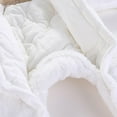 thumbnail image 7 of Baby Boy Girls Winter Warm Rompers Unisex Newborn Fleece Outfits Bodysuits Newborn Baby Winter Girls Boys Clothes Warm Animal Ears Bear Claw Overall Rompers Hooded Jumpsuit White 6-9 Months, 7 of 7