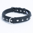 thumbnail image 1 of Collier pour Chien en Cuir ATHENS à une Rangée avec Strass, 1 of 3