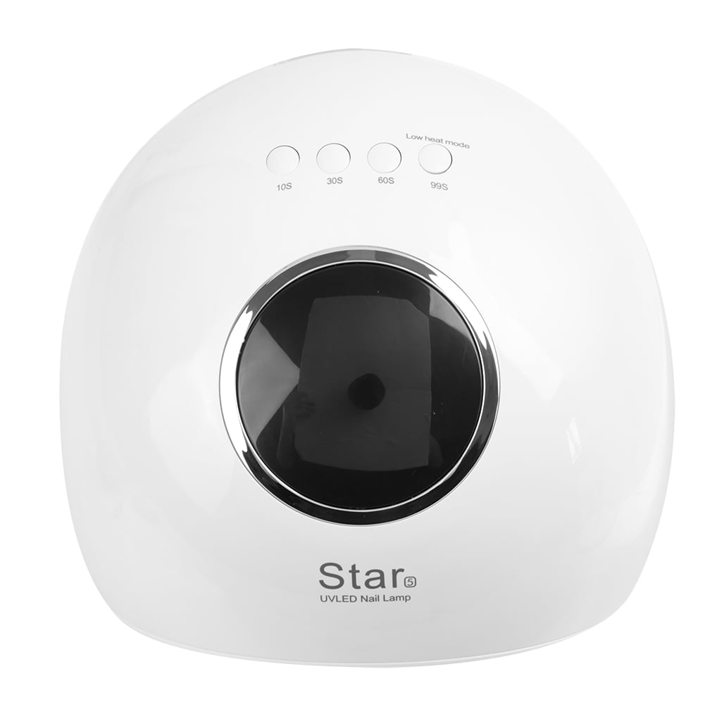 Nieyigj 72W LED UV Nail Dryer Lamp Smart Nail Phototherapy Gel Polish Curing Tools White Quick Dry Portable Manicure Pedicure Salon Equipment with Automatic Sensor and Adjustable Timer Settings