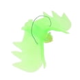 thumbnail image 4 of Creepy Bat Figurilla Animal Animal Personaje Con Cuerda Para Colgar Verde, 4 of 7