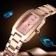 thumbnail image 2 of SKMEI Reloj de Cuarzo para Mujer Correa de Acero Inoxidable Esfera de Diamante Pulsera Femenina Relojes Elegantes para Mujer Pulsera Tiempo preciso 3ATM Resistente al Agua, 2 of 8