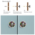 thumbnail image 4 of 4 Pcs Skull Knobs for Kitchen Cabinet Cupboard Dresser Bookcase Drawer Pulls Handles Round Home Decor, 4 of 5