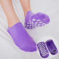 thumbnail image 4 of Silicone Heel Socks Gel Socks for moisturizing Spa Gel Socks Foot Lotion Socks Ladies Booties Spa Soften Socks Moisturizing Sock Socks for Women Repai, 4 of 5