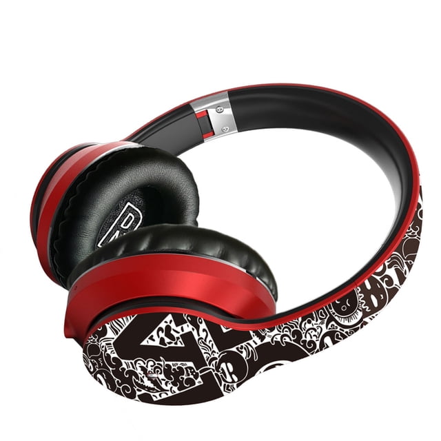 Auriculares Inalámbricos Injueey Bluetooth 5.0 Cancelación de Ruido Carga USB Rojo