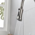thumbnail image 6 of Cfowner Single Handle High Kitchen Faucet, Stainless Steel Sink Faucets with Pull Down Sprayer, 360°Swivel Spout, 6 of 6