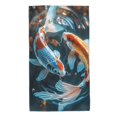 thumbnail image 1 of Balery Cute Koi Fish Serenity Toalla de Microfibra Premium con Estampado – 27.5x16 pulgadas, Alta Absorción, Suave y Aterciopelada, Secado Rápido, 1 of 6