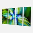 thumbnail image 2 of Rotating Fractal Green Star - Floral Canvas Art Print, 2 of 3