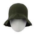 thumbnail image 2 of WITHMOONS Wool Winter Short Brim Womens Solid Bowler Fedora Hat SLB1245 (Green), 2 of 5