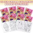 thumbnail image 2 of Libros para colorear ArtCreativity Helado para niños de 5 x 7 pulgadas, juego de 12, 2 of 6