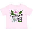 thumbnail image 3 of Inktastic Louisiana Girl Magnolia Flowers and Leaves Girls Baby T-Shirt, 3 of 5