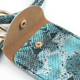 thumbnail image 4 of Mini Women Solid Color Tassel Faux Leather Key Chain Coin Pouch Purse Card Bag, 4 of 5