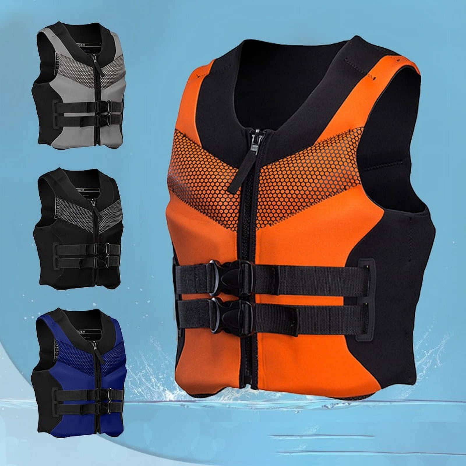 Life Jacket Anti-scratch Large Buoyancy Inflatable Smooth Zipper