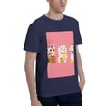 thumbnail image 2 of Bingfone Cute Cat Men'S Loose Fit Short-Sleeve Pocket T-Shirt, 2 of 7