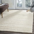 thumbnail image 3 of SAFAVIEH Natural Fiber Henrika Geometric Area Rug, Bleach, 10' x 10' Square, 3 of 11