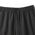 thumbnail image 5 of Lenago Men's Shorts Athletic Mens Shorts Casual Men's Casual Fashion Solid Color Elastic Waist Pocket Outdoor Sports Shorts Pants Black XXXXL, 5 of 9