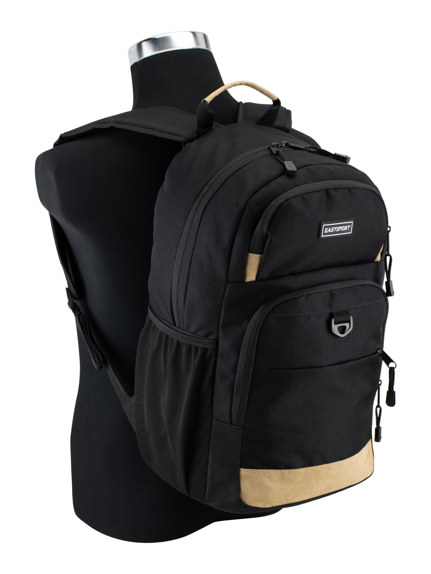 Eastsport Unisex 19" Aero Core Backpack, Black