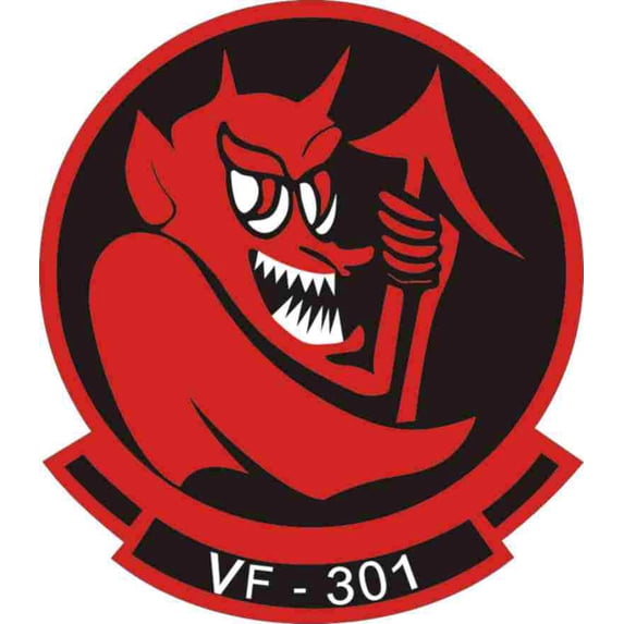 3.8 Inch VF-301 Patch Decal