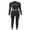 Black, variant on Xingqing Womens Sexy Tight Pants Set Long Sleeve Turtleneck Crop Tops and High Waist Pants White S
