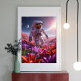 thumbnail image 2 of Diamond Art Kit for Adults, Astronaut Space Flowers Alien Landscape Diamond Painting for Adults Beginners, 5D DIY Diamond Art Painting Kits, Colorful Diamond Painting Craft for Home Decor 12x16, 2 of 7