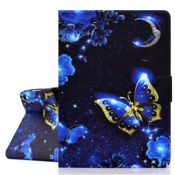 Fire HD 10 2021/ HD 10 Plus Case 11th Generation 2021 Released, Allytech PU Leather Slim Folio Kickstand Smart Cover Auto Sleep Flip Shell Skin Case for Amazon Kindle Fire HD 10 2021,Butterfly