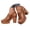 Brown, variant on Womens Cutout Wedge Platform Sandals Chunky Heel Open Toe Fashion Casual Summer Shoes