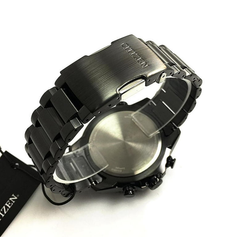Cizen Bracciale da uomo promaster navihawk eco-drive radiocontrollato in acciaio inossidabile placcato pvd AT8227-56X