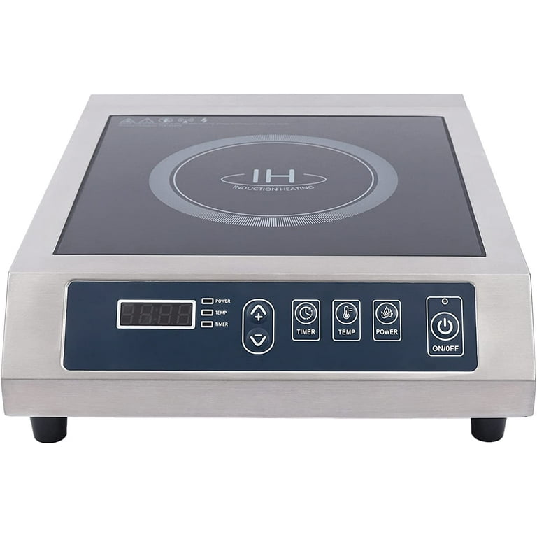 Portable Induction Cooktop, Countertop Burner Induction Hot Plate with LCD  Sensor Touch 1800 Watts