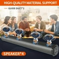 thumbnail image 6 of 4D Surround Sound Speaker: Wireless or Wired, High-Quality Subwoofer, USB Plug & Play for Parties, Laptop, Home Theater, Music, and Birthday Gifts, 6 of 8