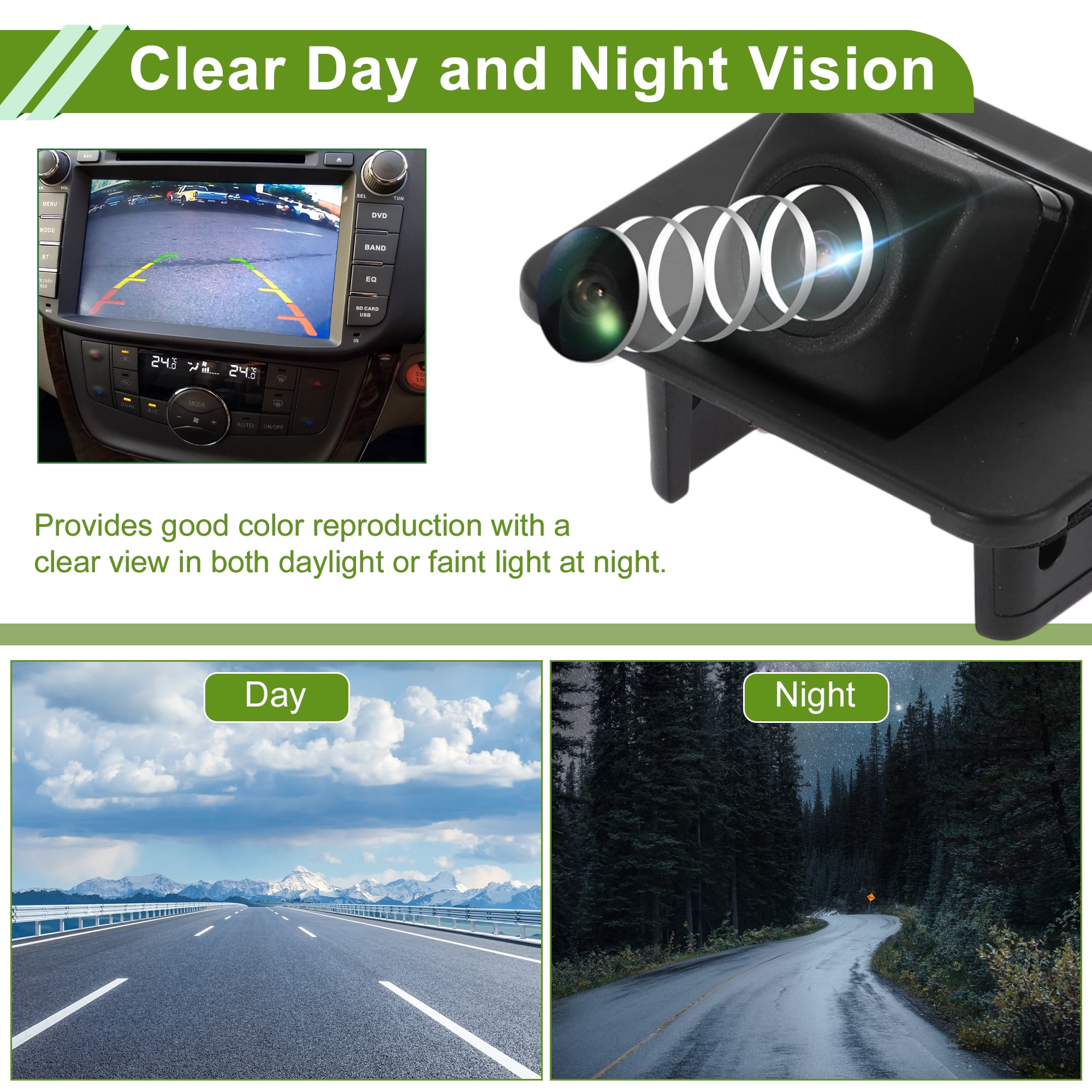 Unique Bargains Car Park Assist Camera for Mazda 3 Sedan 2017 2018 2019 No.B61T-67-RC0