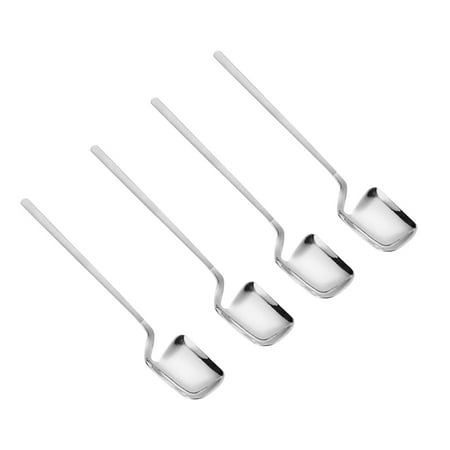 

Hemoton Spoon Soup Stirring Mixing Spoons Honey Salt Sugar Condiments Dessert Stirrer Cake Coffee Olive Scoop Small Drink