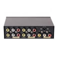 thumbnail image 1 of Divisor RCA alimentado por DTECH, 4 vías, 3 RCA, 1 entrada y 4 salidas + adaptador, 1 of 7