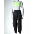 thumbnail image 5 of Zaldita Kids Girls Dance Outfits Sports Bra Crop Tank Tops and Jogger Pants Set Hip Hop Jazz Street Fluorescent Green 10, 5 of 7