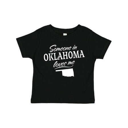 

Inktastic Someone in Oklahoma Loves Me Gift Toddler Boy or Toddler Girl T-Shirt