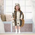 thumbnail image 7 of FORMRS Wearable Blanket Hoodie with Sleeves for Kids Cozy Flannel Sweatshirt, Beige Abstract Dots, 7 of 7