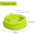 thumbnail image 3 of Fundas para latas de refresco Hetenoyo, paquete de 4, reutilizables a prueba de fugas (azul y amarillo), 3 of 8