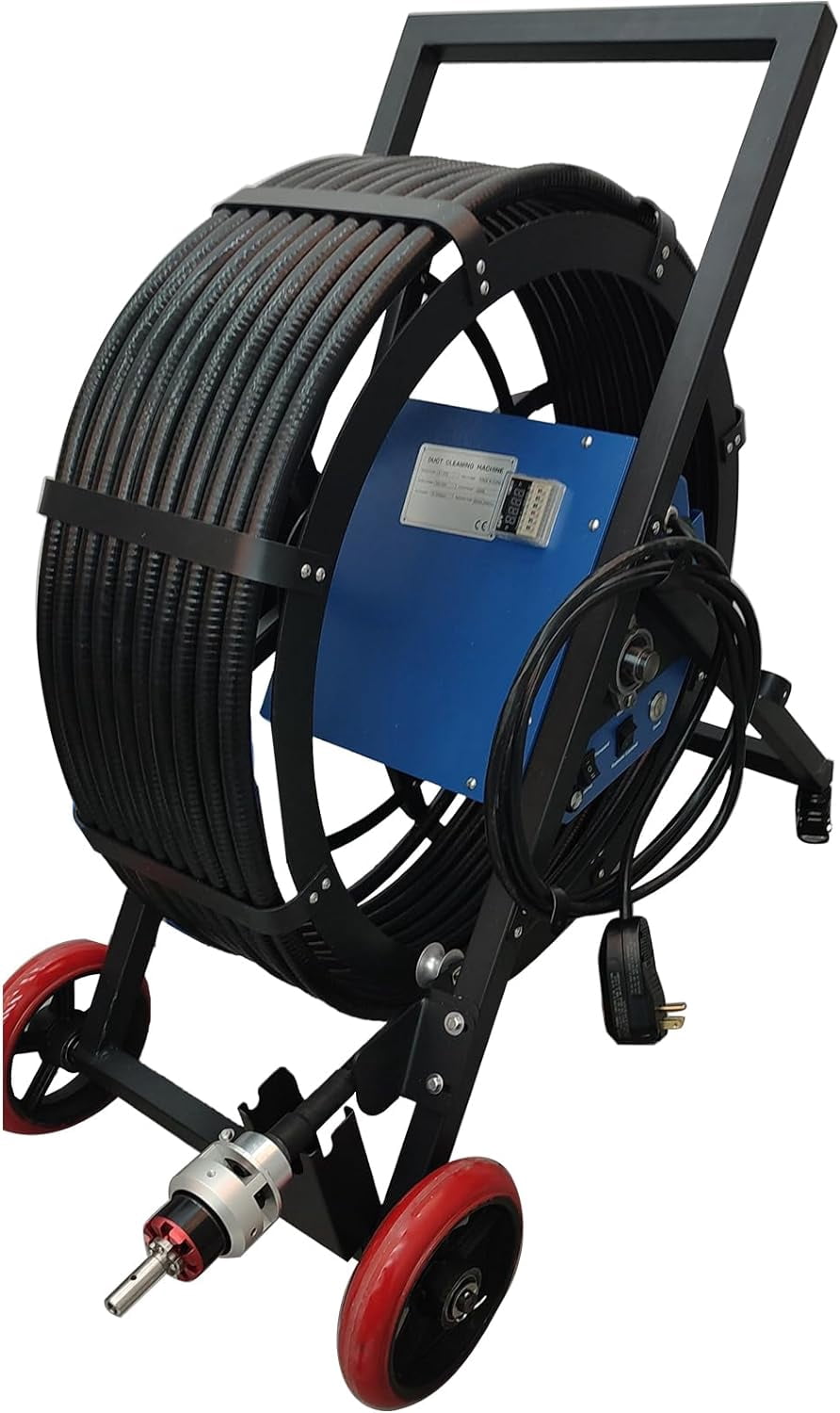 Air Duct Cleaning Machine Rotary Brush Pipe Duct Cleaning Machine Duct Cleaning Tools 0-1000r/min