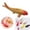 Gold, variant on Z52LingLing Decoration Pink Artificial Koi Fish Figurine Soft PVC Miniature Aquarium Statue Decor