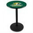 thumbnail image 2 of L214 Northern Michigan University 36in. Tall - 30in. Top Pub Table with Black Wrinkle Finish, 2 of 2