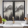 thumbnail image 2 of Mountains Forest Window Privacy Film Nature Landscape Fog Cloud Decorative Glass Window Film UV Blocking Static Cling Non-Adhesive Sticker Covering for Home Door 17.7 x 39.3 inches, 2 of 7