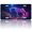 Neon Skeleton Horse, variant on 1 Pcs 2D Flat License Plate Covers & Frames, Neon Skeleton Horse For Decorative Front, Waterproof For Decoration Aluminum License Plate Covers & Frames Cover For Men Women, 12" X 6"
