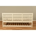 thumbnail image 4 of Kodiak Furniture Boho Daybed and Trundle in White with Linen Aqua Mattresses, 4 of 7