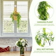 thumbnail image 3 of FRCOLOR Artificial Leaf Vine Backdrop Hanging Plants Artificial Hanging Plant Green, 3 of 8