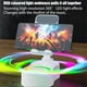 thumbnail image 2 of Sonicdrop Dock, Bluetooth Speaker Stand, Foldable Angle Phone Charger Stand, Mini Portable Ambient Light Stereo (Black), 2 of 5