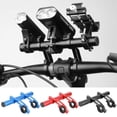 thumbnail image 1 of Meileang Aluminum Alloy Bicycle Handlebar Extender Quick Installation Handlebar Extension Bracket for Bike Light Phone Code Meter 10/20cm Handlebar Cross Bar for MTB Road Bike Motorcycle Scooter, 1 of 8