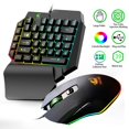 thumbnail image 2 of Combinación de teclado y ratón para juegos FELICON One Handed RGB, 2 of 7