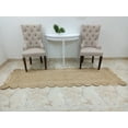 thumbnail image 6 of 5'X8' Natura Jute scallop rug, Scalloped rug Home Decor Scalloped Jute rug ,Bohemian Natural Jute rug, 6 of 6