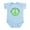 Sky Blue, variant on CafePress - Give Peas A Chance Infant Bodysuit - Baby Light Bodysuit, Size Newborn - 24 Months
