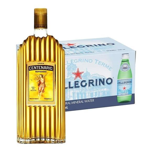 Pack 24 Agua San Pellegrino 250 ml Tequila Gran Centenario Reposado 950 ml