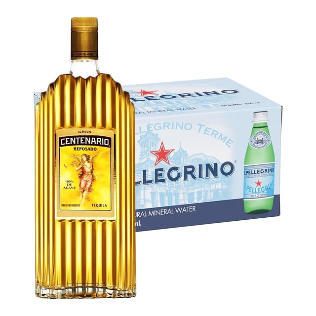 Pack 24 Agua San Pellegrino 250 ml Tequila Gran Centenario Reposado 950 ml