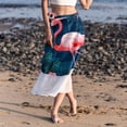 thumbnail image 6 of Flamingo Stylish Chiffon Beach Dresses - Summer Dress for a Day at the Beach, 6 of 6